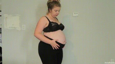 Pregnant Bra Modelling 2