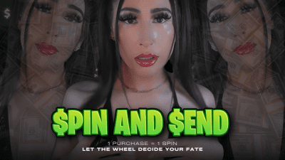 Spin And Send Findom Game ($100-$500)
