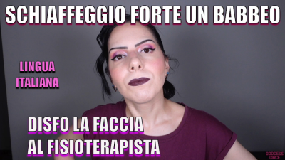 Schiaffeggio Forte Un Babbeo- Disfo La Faccia Al Fisiote****A- Lingua Italiana