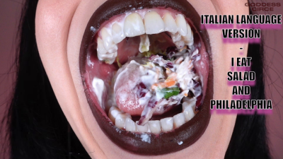 Italian Language Version- I Eat Salad And Philadelphia (Video Request)