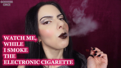 Watch Me, While I Smoke The Electronic Cigarette
