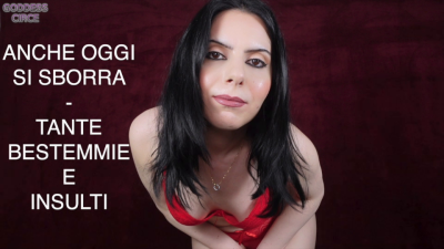 Anche Oggi Si Sborra Tante Bestemmie E Insulti