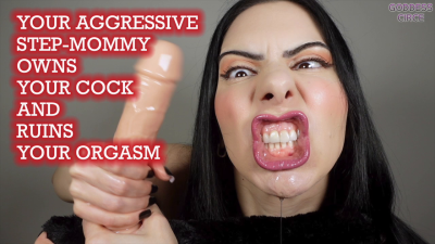 Your Aggressive Step-Mommy Owns Your Cock And Ruins Your Orgasm (Video Request)