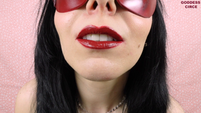 I Print My Red Lipstick On Napkins And Foam Cups