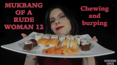 Mukbang Of A Rude Woman 12 Chewing And Burping