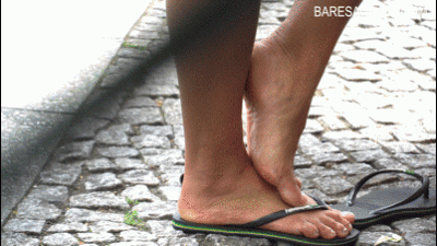 Angel Face With Tired Looking Feet In Flip Flops Video Update 13194