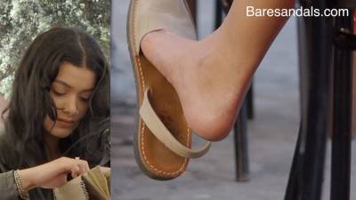 Dangling Flat Shoes Outside The Cafe Video Update 13097