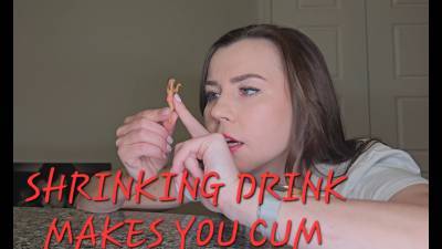 Shrinking Drink Makes You Cum