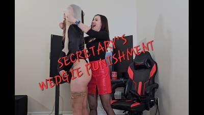Secretary's Wedgie Punishment!