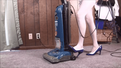 Vacuuming For A Visitor