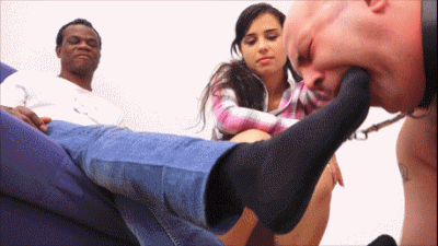 Welcome Your Black Master BBC Cucolding Step-Daddy We Will Train You To Be A Perfect Sock-Sucker Bitch!- Extreme Socks Humiliation