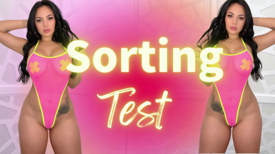 The Sorting Test