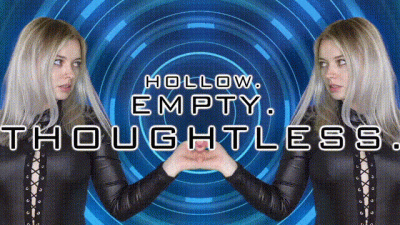 Hollow. Empty. Thoughtless