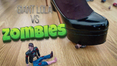 Giant Lola vs Zombies