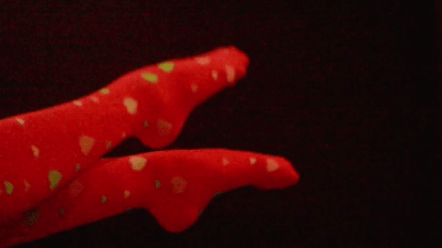 Pretty Pointed Toes In Pink Socks