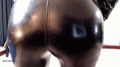 Mistress' Black Latex Ass Worship, JOI POV