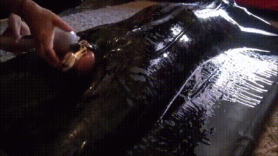 Chastity Slave Spends Time In Vacuum Bed