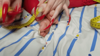 Goddess Toenail Measuring