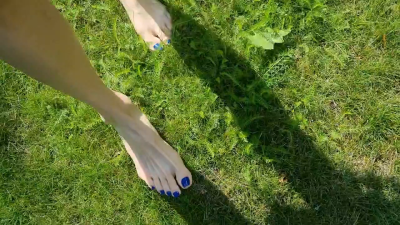 Summer Barefoot Walking
