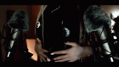 Cinematic 4K Femdom ASMR, Tapping/Scratching Latex Dress, Whispering