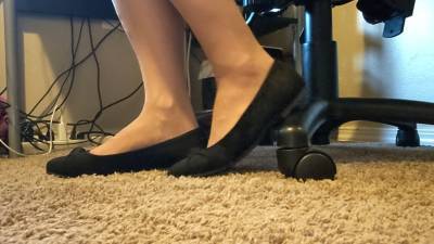 Flats With Nylons Shoe Play