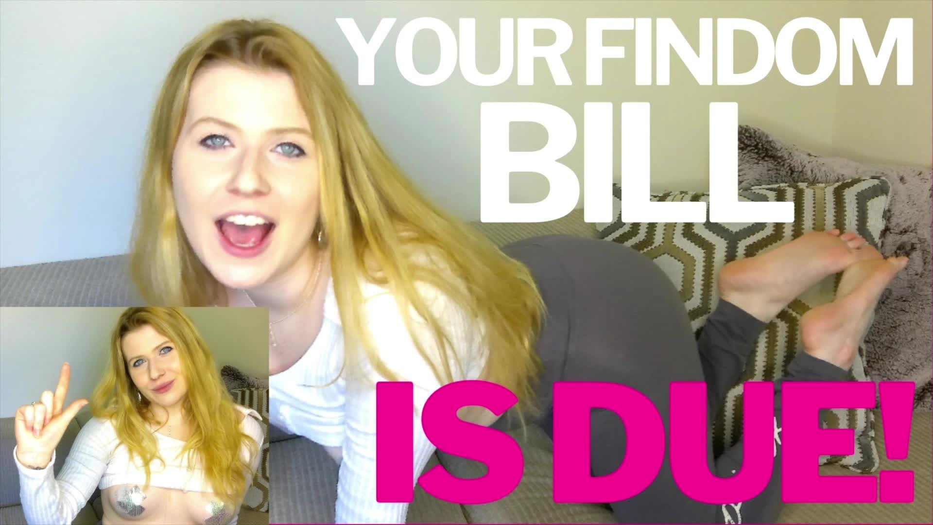 Your Findom Bill Is Due!