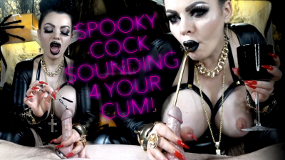 Spooky Cock Sounding For Your Cum