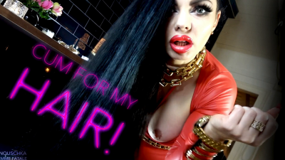 Cum On My Long Hair!