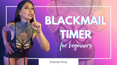 Blackmail Mail-Timer For Beginners