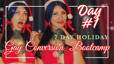 Day 1: Festive Craving Spark, 7 Day Gay Conversion Bootcamp!