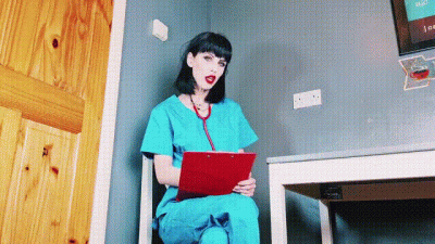 Nurse Mia Wants Your Cock Caged