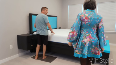 Bed Delivery Guy Helps Test New Mattress- Gilf Adventures E20- MILF Stella