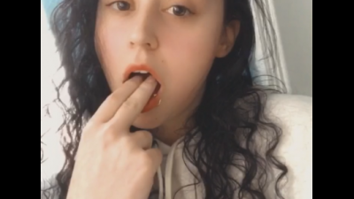 Effy Finger Sucking, Flip Off Imitation