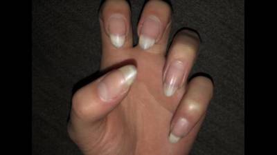 Showing Long, Natural Nails