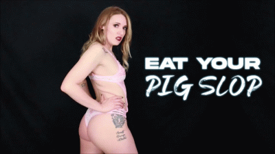 Pig Slop CEI JOI Fat Shame Humiliation