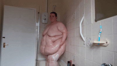 Ssbbw Lady Brads Shower & Belly Jiggles
