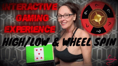 Interactive High Low And Wheel Spinning Game