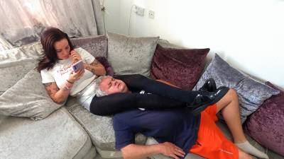 Neck Scissors In Tights 2