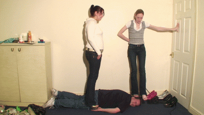 Hands & Head Trampled For 22 Minutes By 2 Girls