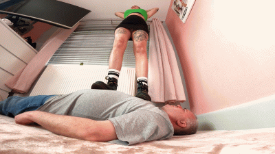 Stepping On Him In Dr Martens Boots 2 Floor Cam
