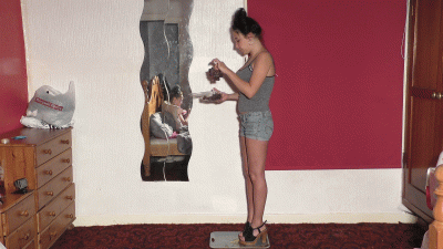 Grape Crushed Beneath High Heel Sandals
