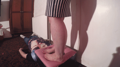 Face Trampling Toe Sucking Feet Kissing & Eye Poking
