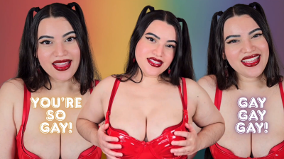 You're So Fucking Gay- Gay Encouragement With Humiliatrix Countess Wednesday - Verbal Humiliation, Encouraged Bi, Laughing Mp4 1080p