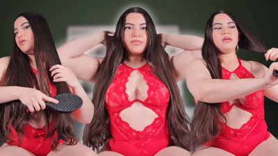 Worship My Long Hair- Hair Brushing With Femdomme Countess Wednesday- Natural Hair, Goddess Worship, Hair Fetish, ASMR Mp4 1080p