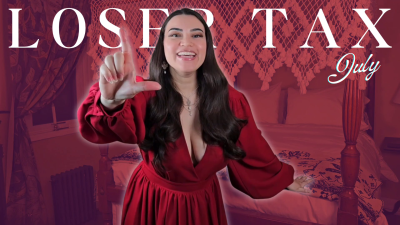 Loser Tax July- Loser Reprogramming Guidance With Countess Wednesday- Sex Denial, Sexual Rejection, Loser Porn, Mind Fuck MP4 1080P
