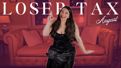 Loser Tax August- Loser Reprogramming Guidance With Countess Wednesday- Sex Denial, Sexual Rejection, Loser Porn, Mind Fuck MP4 1080P