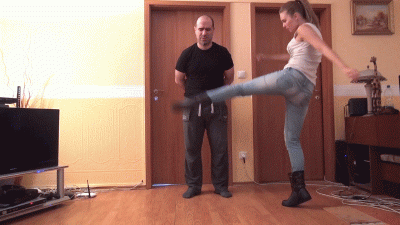 Gabriella Diet Failure Merciless Kicking And Facebusting Beatdown In Flat Boots Remastered