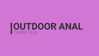 Outdoor Anal Clear Tunnel Plug