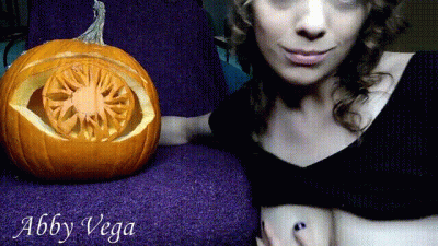 Wam Pussy Play Pumpkin Finger Fucking
