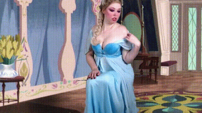 Queen Elsa Commands A Pantyhose Worship Session